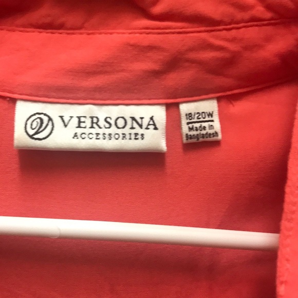 Coral button up shirt - Picture 3 of 4